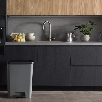 Curver Compatta 50L Duo 23+23L Recycling Bin - Grey