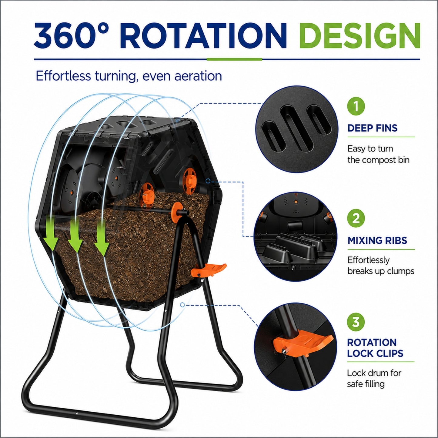 85L Compost Tumbler