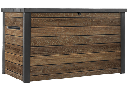 PRE ORDER: OCT. - Keter Signature 870L Storage Box - Walnut Look
