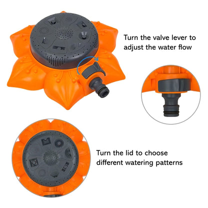 8 Pattern Sprinkler - Flower Base - mazeproducts