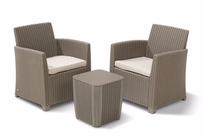 Keter Mia Balcony Set - Cappuccino