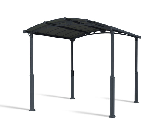 Alpine Carport 3.6m x 4.4m - Grey Frame With Grey Roof