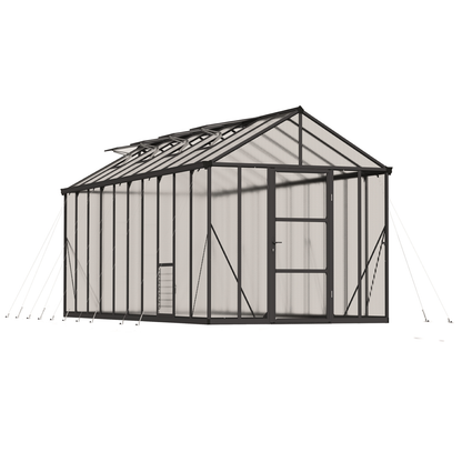 GLORY 8' x 20' Premium Greenhouse - Grey Frame