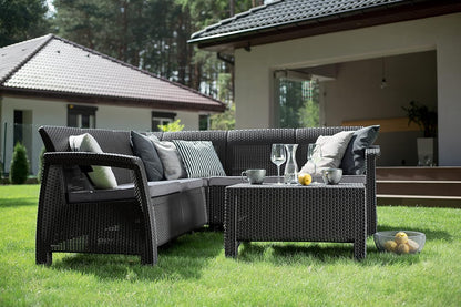 Keter Corfu Corner Lounge Set