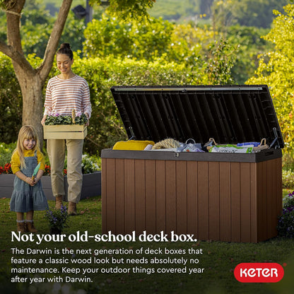 Keter Darwin 570L Storage Box - Brown
