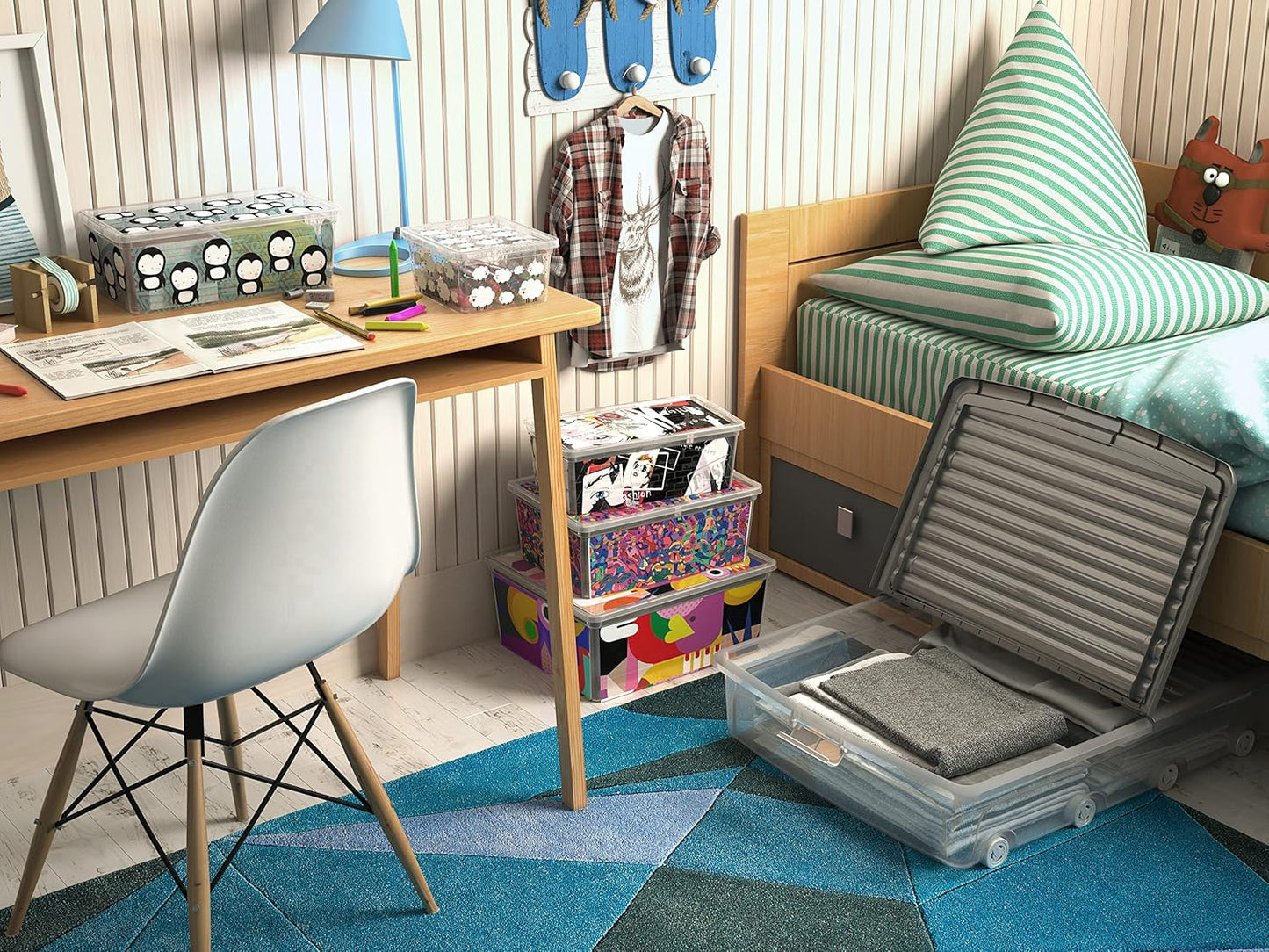 PRE ORDER: OCT. - KIS Underbed W Box - White  (XLarge)