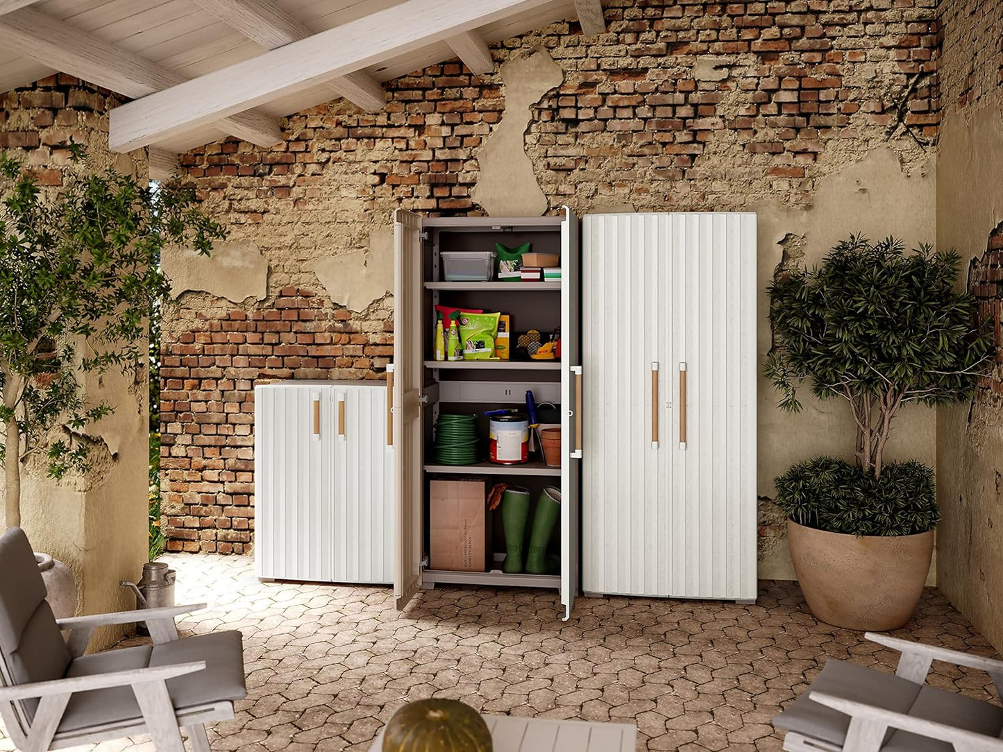 Keter Groove Tall Cabinet
