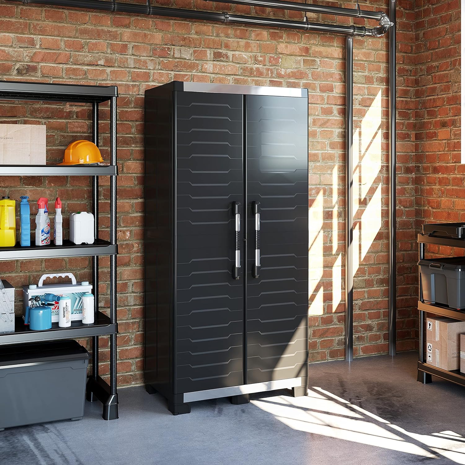 Keter XL Garage Tall Storage Cabinet - mazeproducts