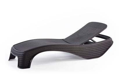 Keter Atlantic Sun Lounger - Graphite - 2 Pack