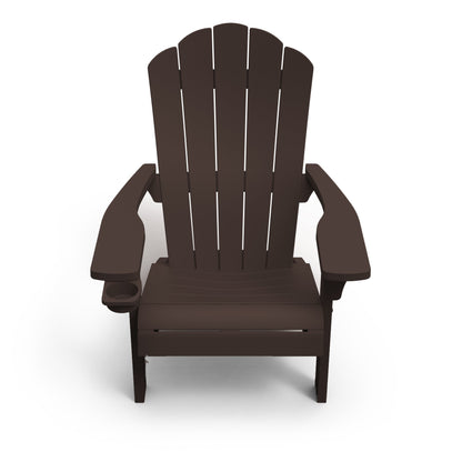 Keter Everest Adirondack Chair- Movable Cupholder - Brown