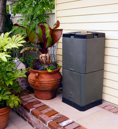 Aerobin Outdoor Compost Bin (200L)- Grey