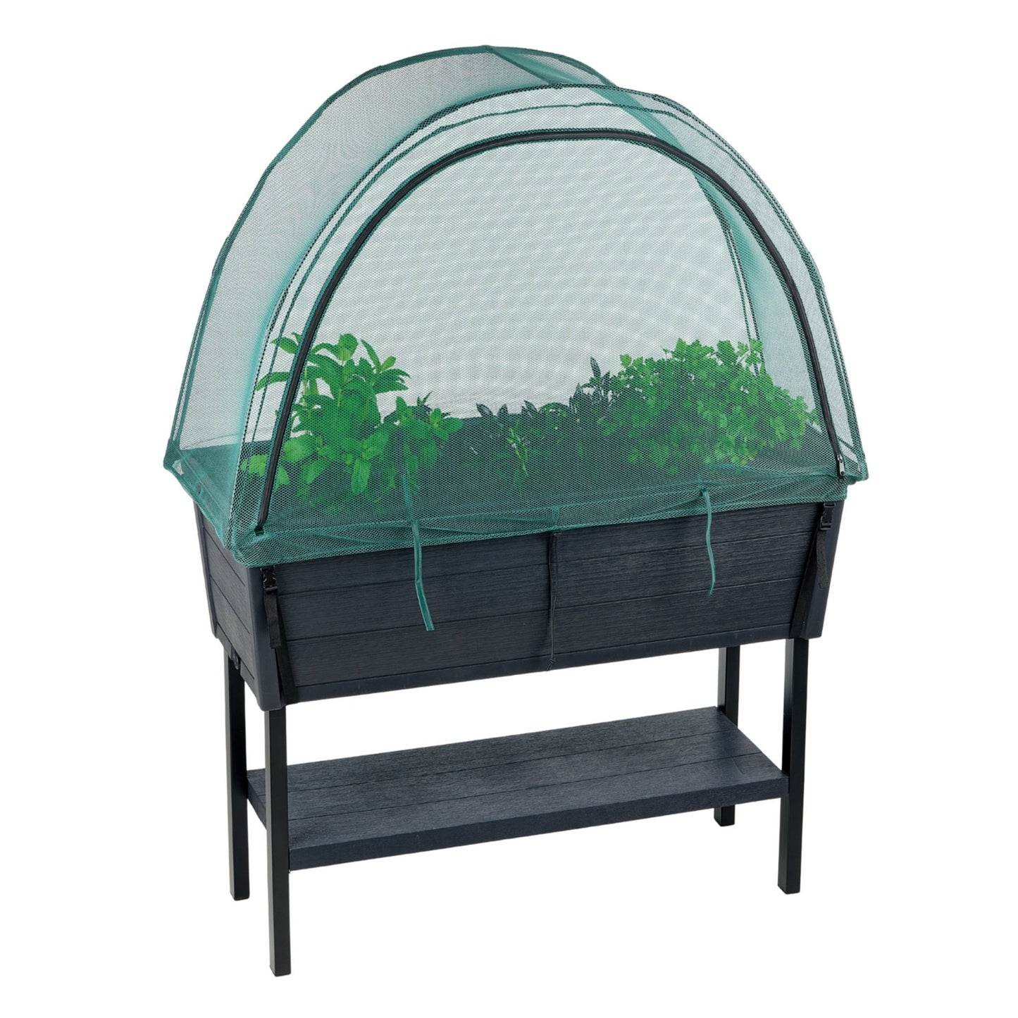 PRE ORDER: DEC. - 2 x Keter Alfresco Raised Garden Beds with Net Covers - mazeproducts