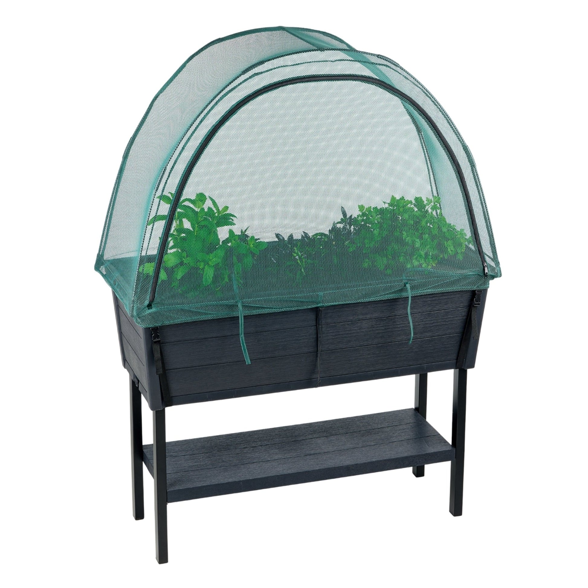 PRE ORDER: DEC. - 2 x Keter Alfresco Raised Garden Beds with Net Covers - mazeproducts