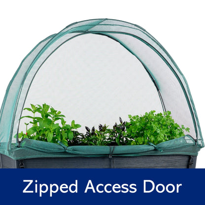 PRE ORDER: DEC. - 2 x Keter Alfresco Raised Garden Beds with Net Covers - mazeproducts