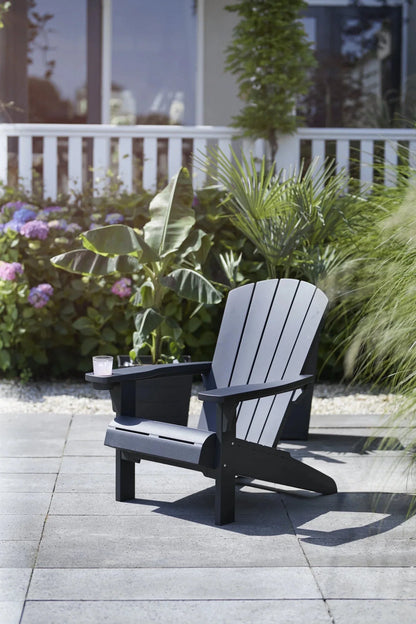 PRE ORDER: AUG. - Keter Alpine Adirondack Chair - Graphite - 2 PACK