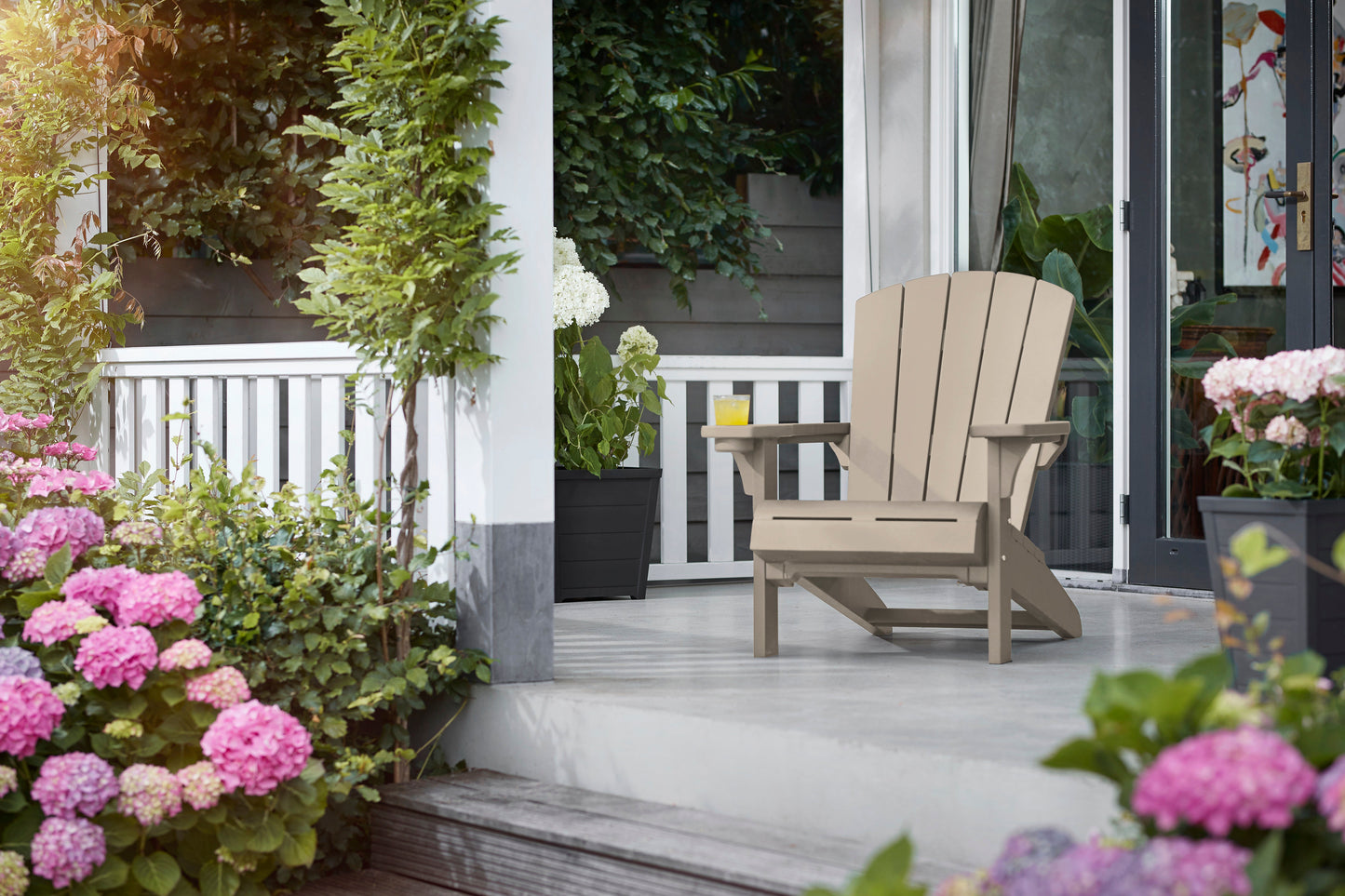 Keter Alpine Adirondack Chair - Silver Sage