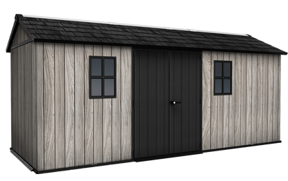 PRE ORDER: OCT. - Keter Apex Shed 7.5x17 - Stormgrey Look (2.3 x 5.2m)