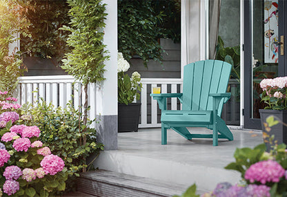 Keter Alpine Adirondack Chair - Aqua Teal