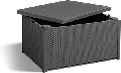 Keter Arica Storage Table - Graphite