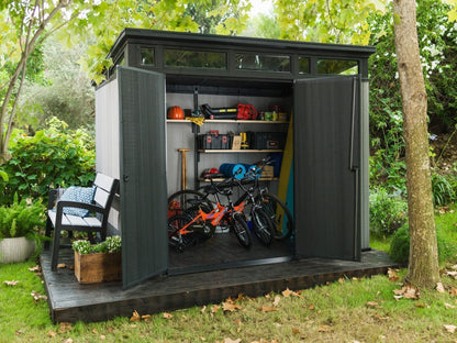Keter Artisan 9 x 7 Garden Shed (2.8 x 2.2m) - CLEARANCE - mazeproducts