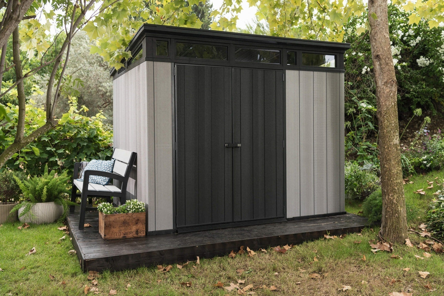 Keter Artisan 9 x 7 Garden Shed (2.8 x 2.2m) - CLEARANCE - mazeproducts
