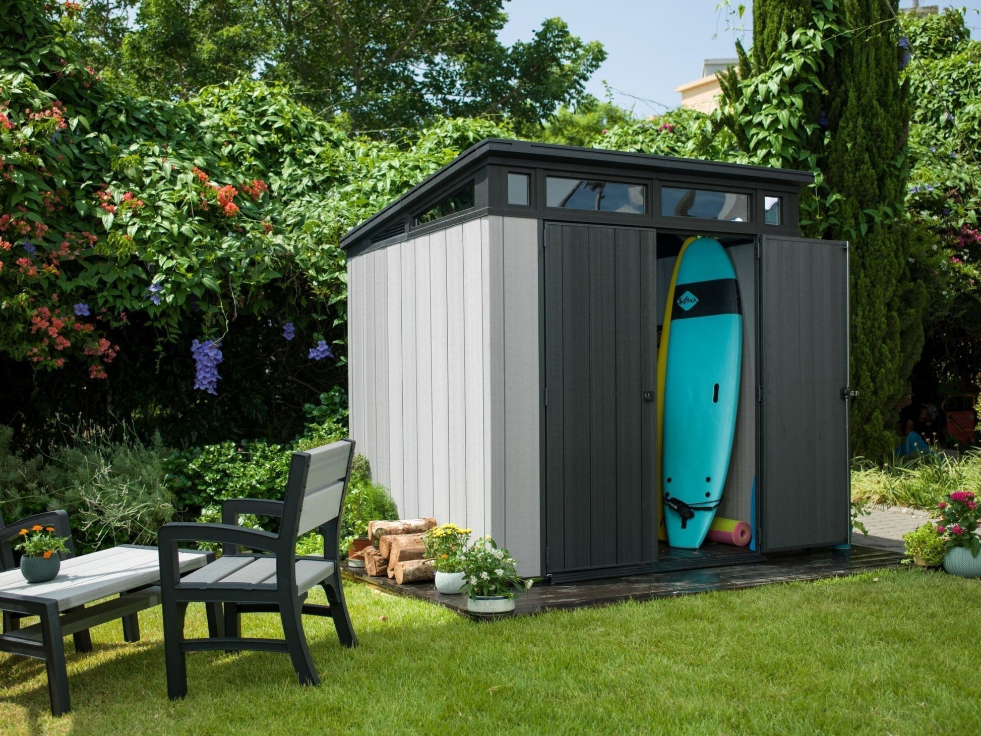 Keter Artisan 7 x 7 Garden Shed (2.1 x 2.2m) - mazeproducts