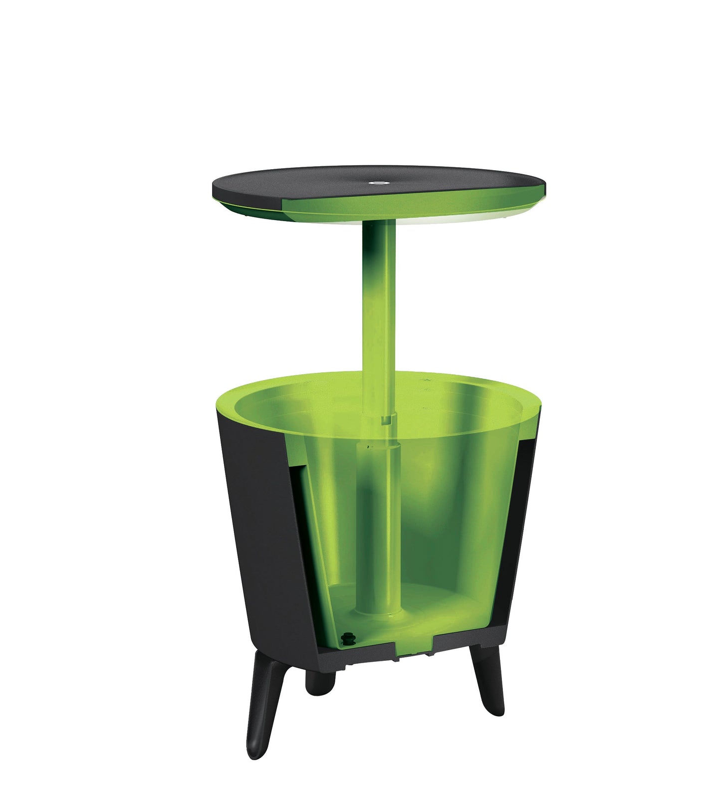 PRE ORDER: NOV. - Keter Illuminated Cool Bar - Graphite/ Lime