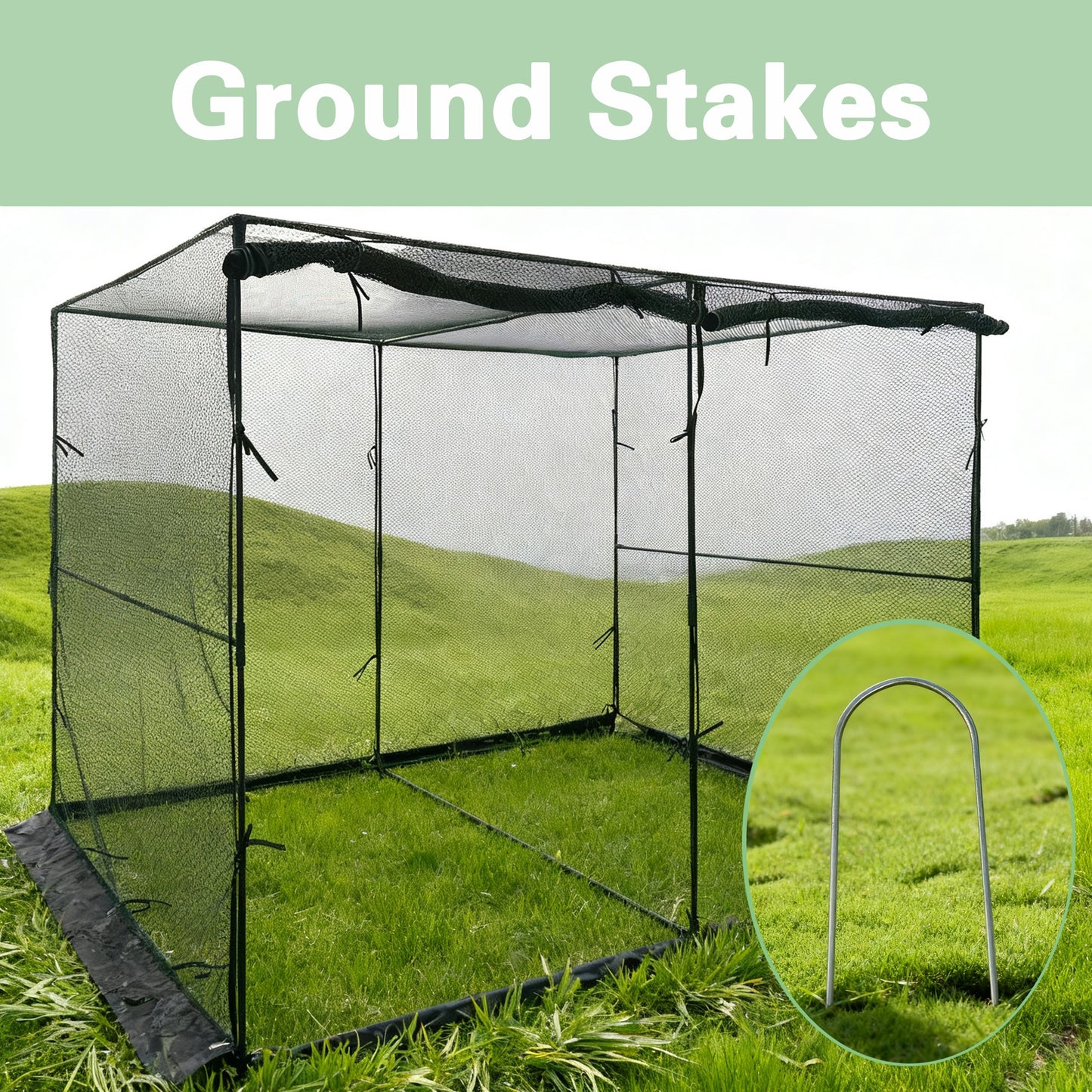 PRE ORDER: DEC. - BIG HOLE NET Crop Protection Cage - Large - mazeproducts