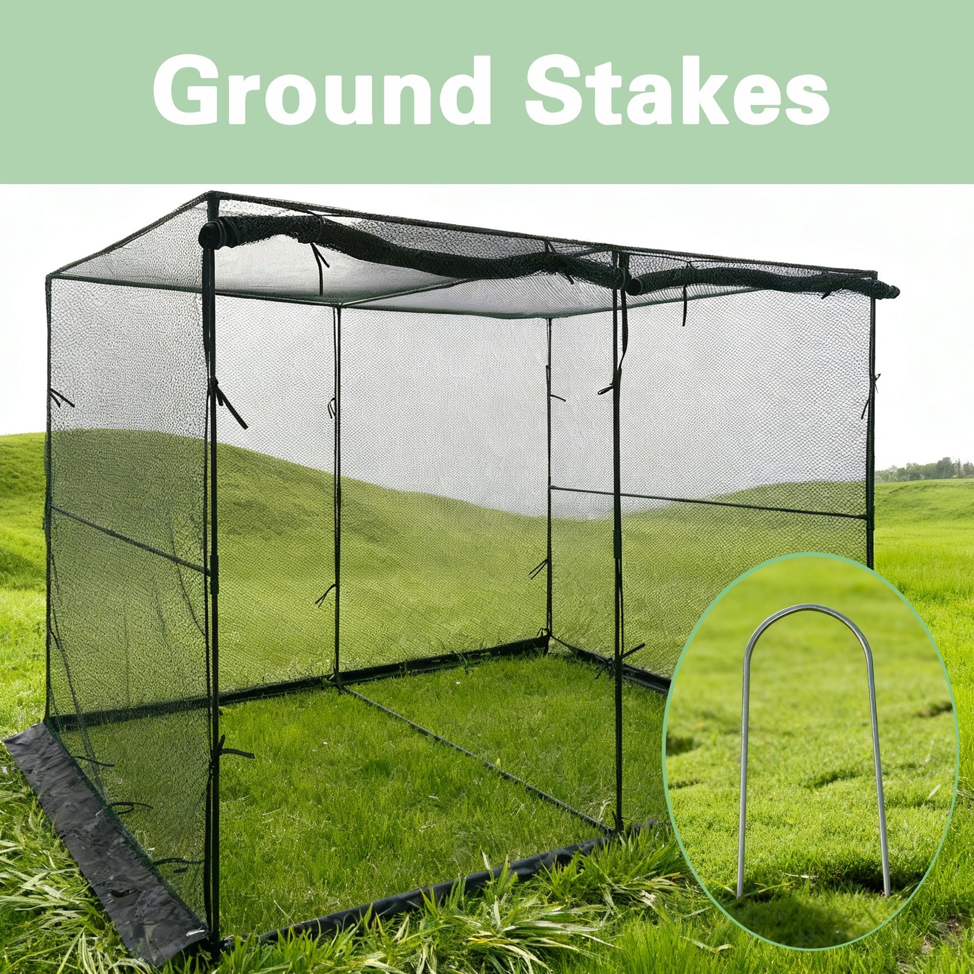 PRE ORDER: DEC. - BIG HOLE NET Crop Protection Cage - Large - mazeproducts