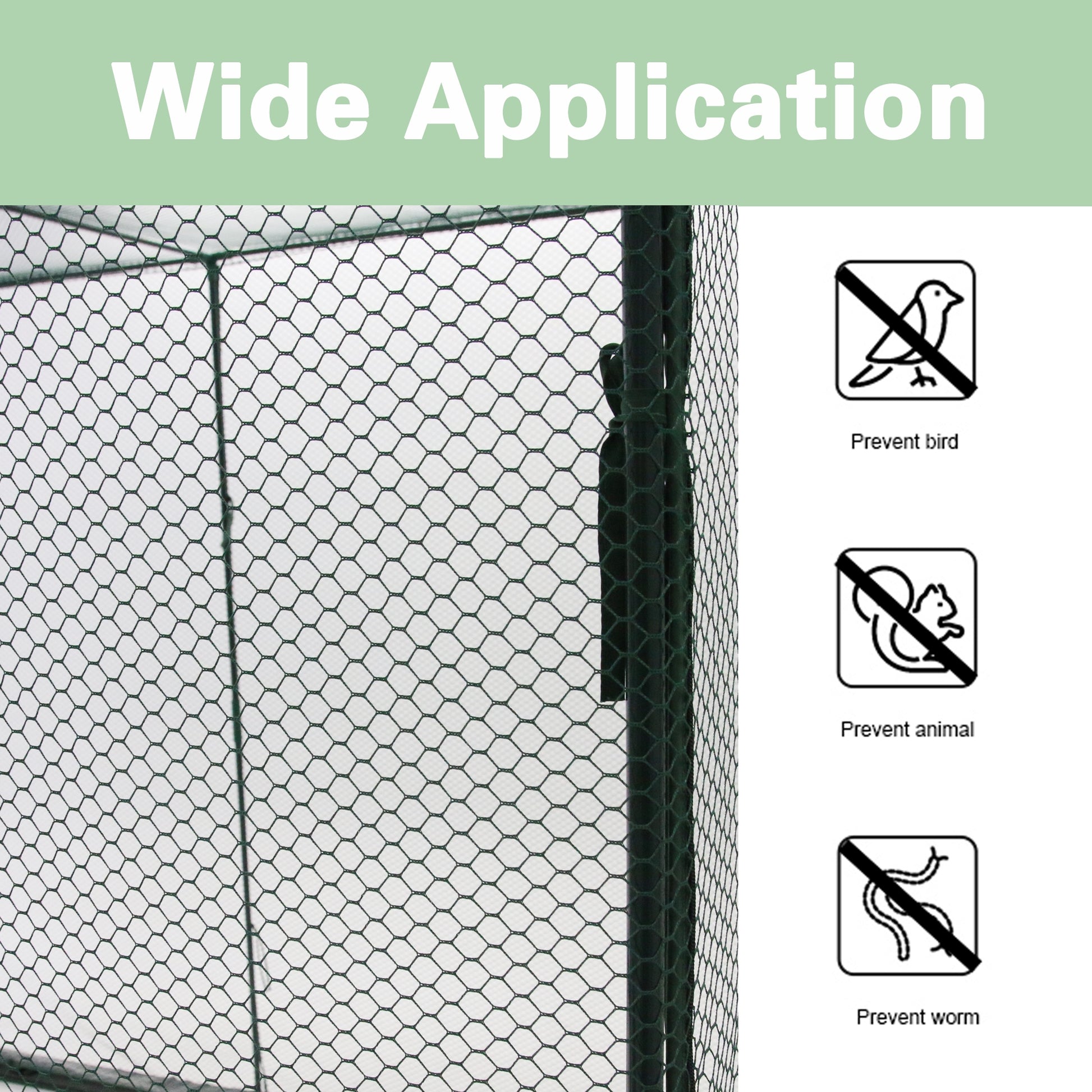 PRE ORDER: DEC. - BIG HOLE NET Crop Protection Cage - Large - mazeproducts