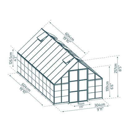 PRE ORDER MAY. – 10' x 20' Balance Greenhouse