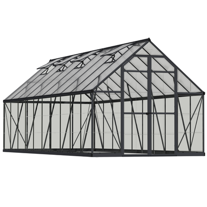 PRE ORDER MAY - 8' x 20' Balance Greenhouse - Grey Frame