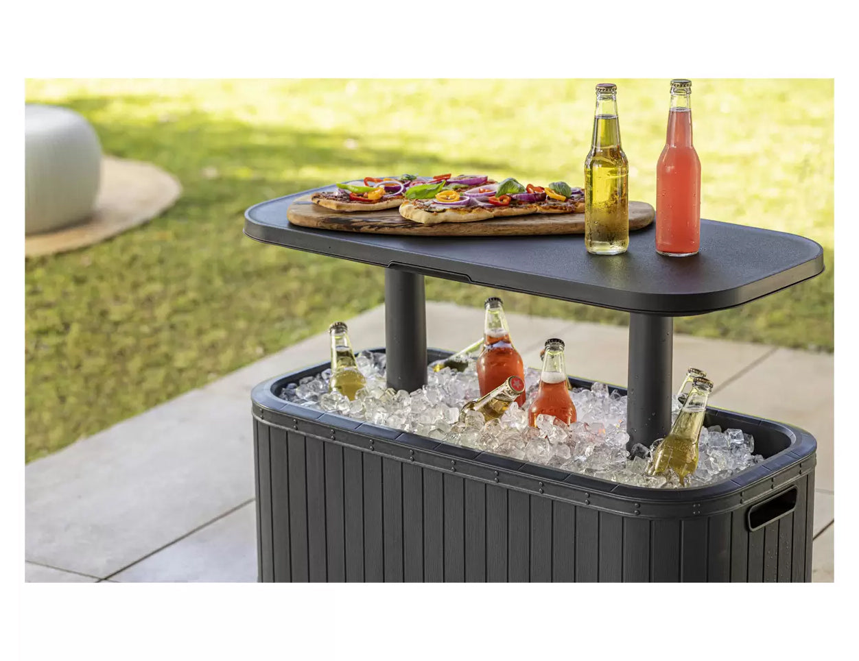 Keter Bevy Bar - Wood Look