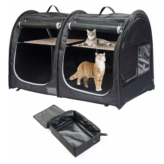 Pop Up House For Small Pets - Black