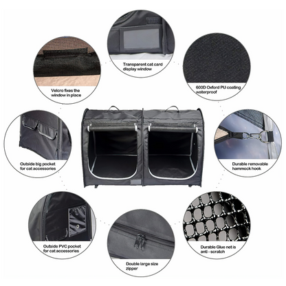 Pop Up House For Small Pets - Black