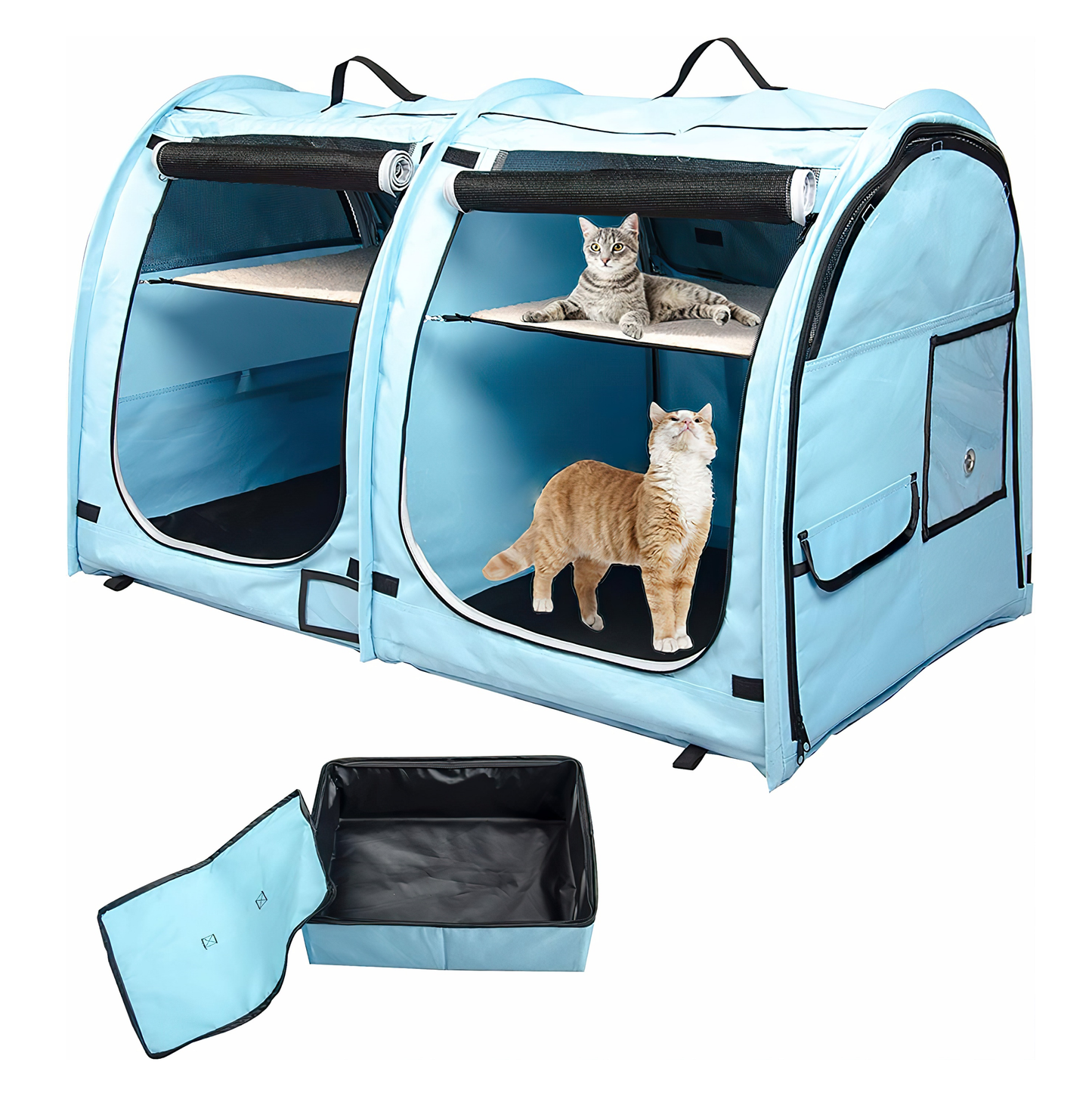 Pop Up House For Small Pets - Blue