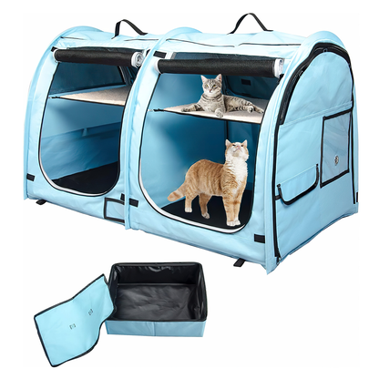 Pop Up House For Small Pets - Blue