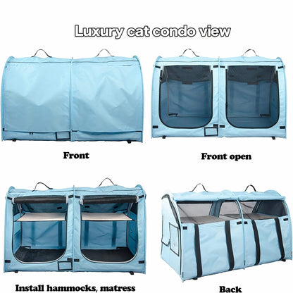Pop Up House For Small Pets - Blue