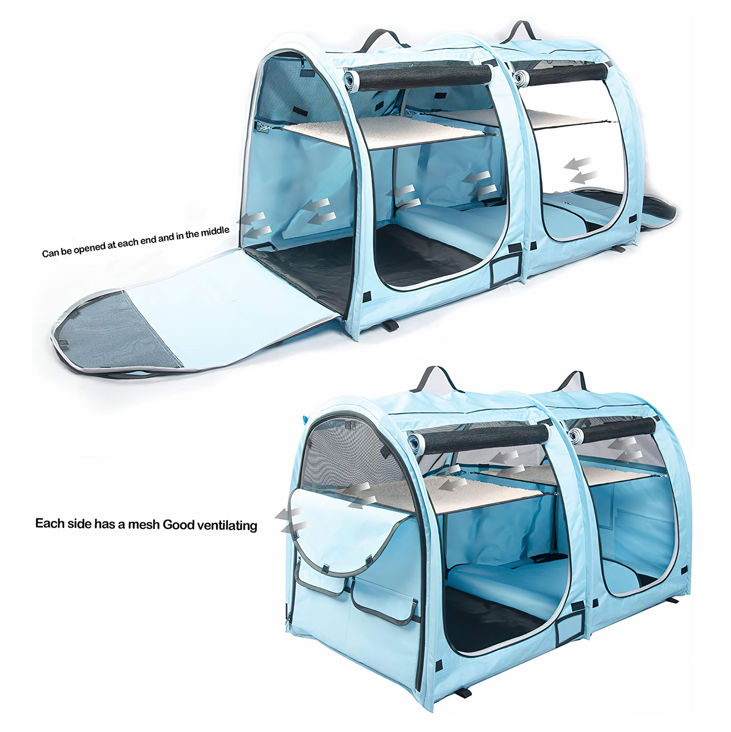 Pop Up House For Small Pets - Blue