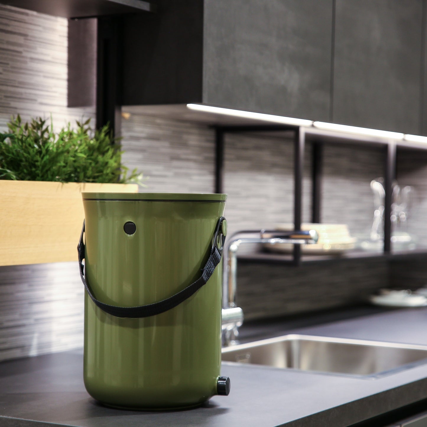 Skaza 9.6L Bokashi Organko 2 Composter - Olive