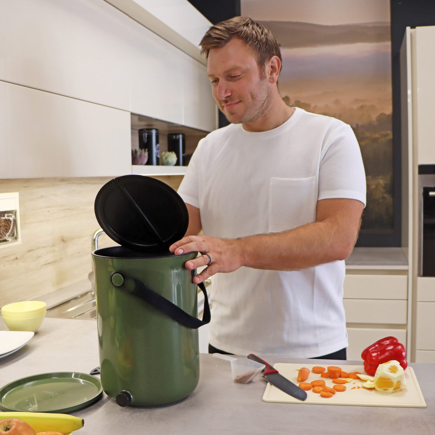 Skaza 9.6L Bokashi Organko 2 Composter - Olive