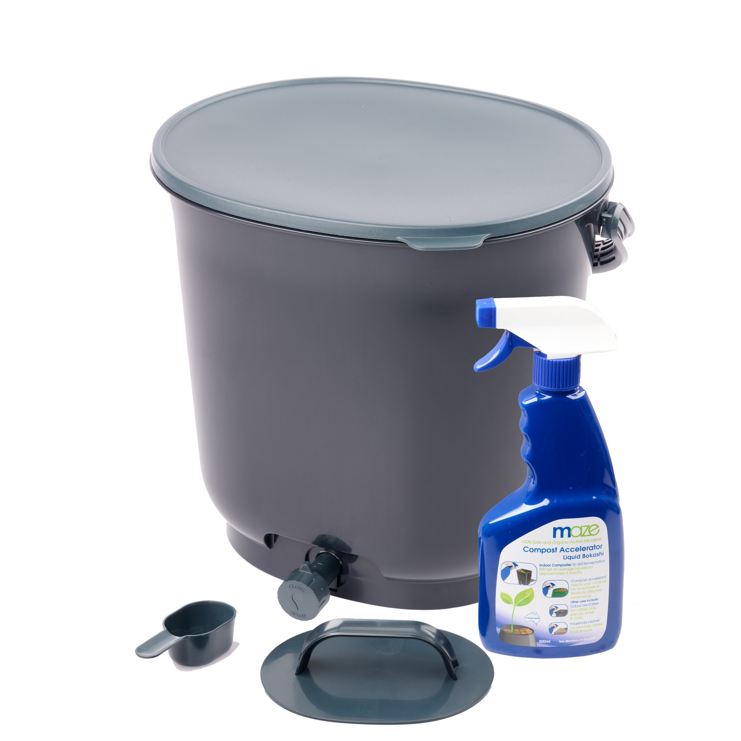 Skaza 15.3L Bokashi Organko Essential - Black