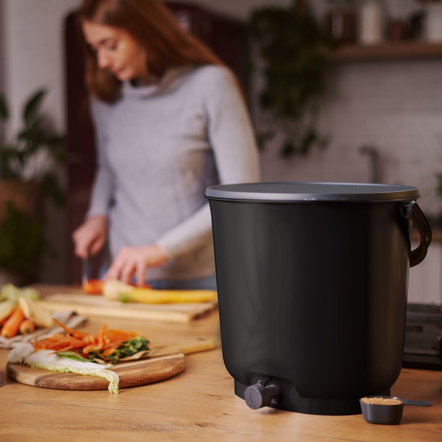 Skaza 15.3L Bokashi Organko Essential - Black