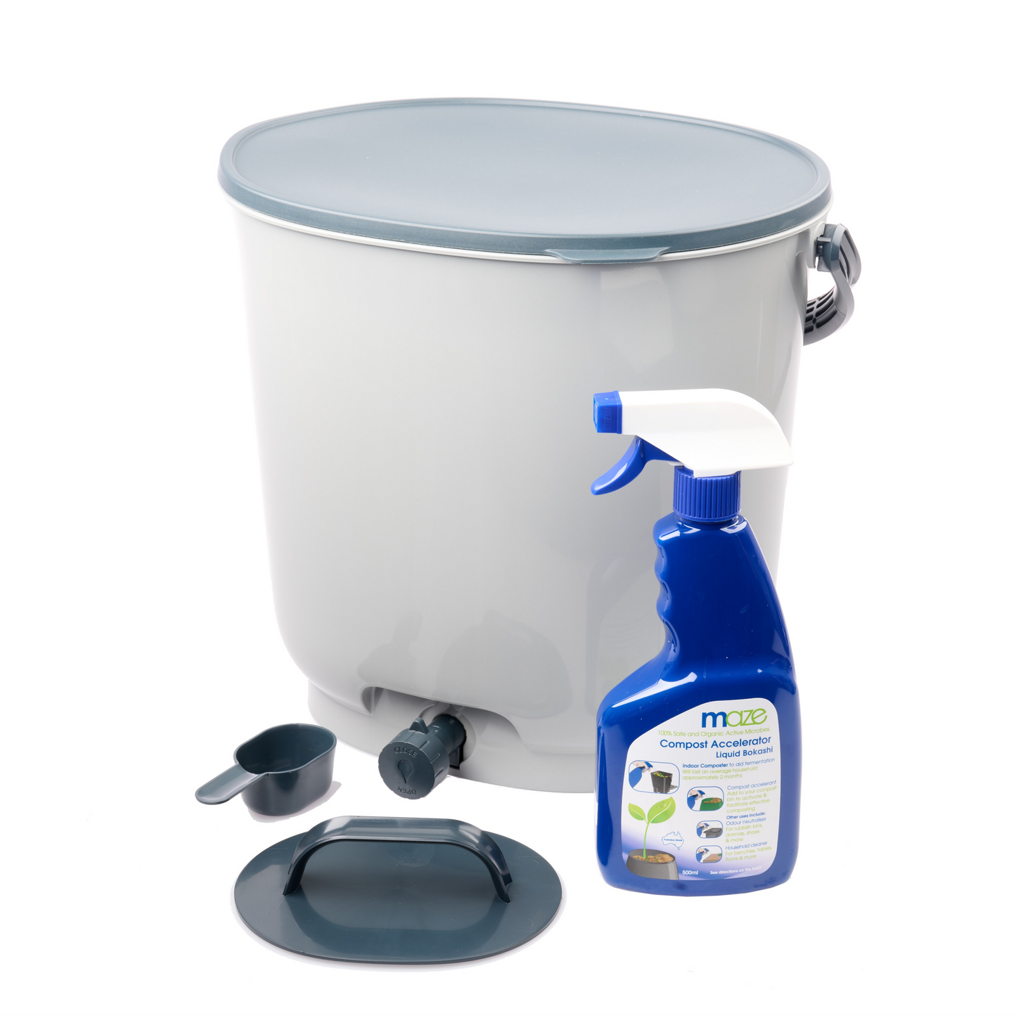 Skaza 15.3L Bokashi Organko Essential - Grey