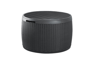 PRE ORDER: SEP. - Keter Circa Rattan 140L Storage Box - Grey
