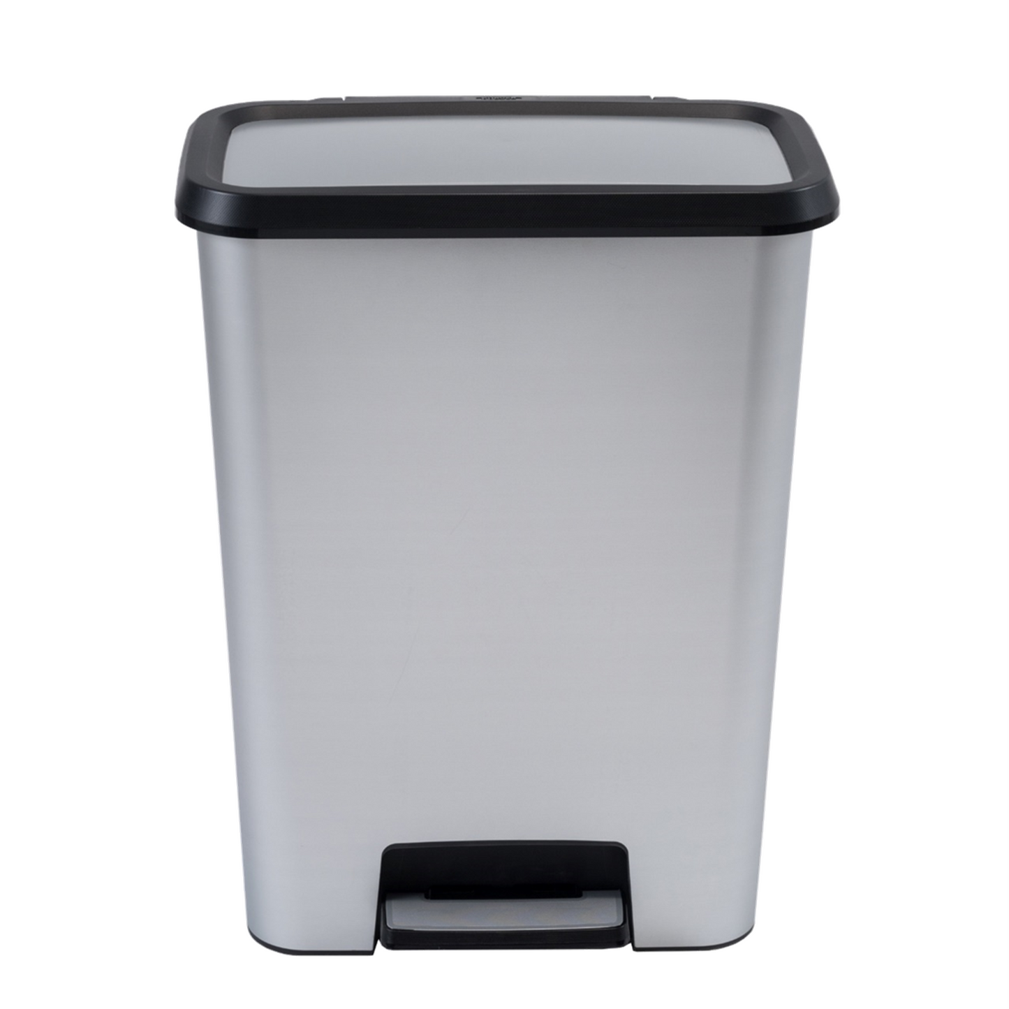 CURVER Compattia Duo Pedal Bin - 2 x 23L -  Steel Look