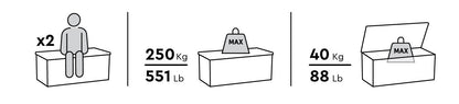 Keter Capri 305L Storage Box - Graphite