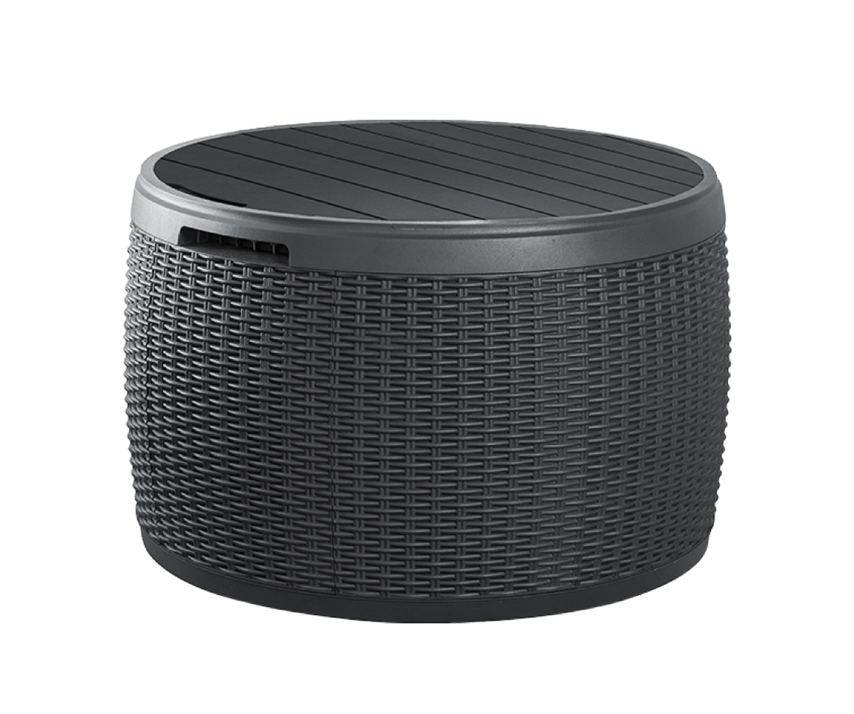 PRE ORDER: SEP. - Keter Circa Rattan 140L Storage Box - Grey
