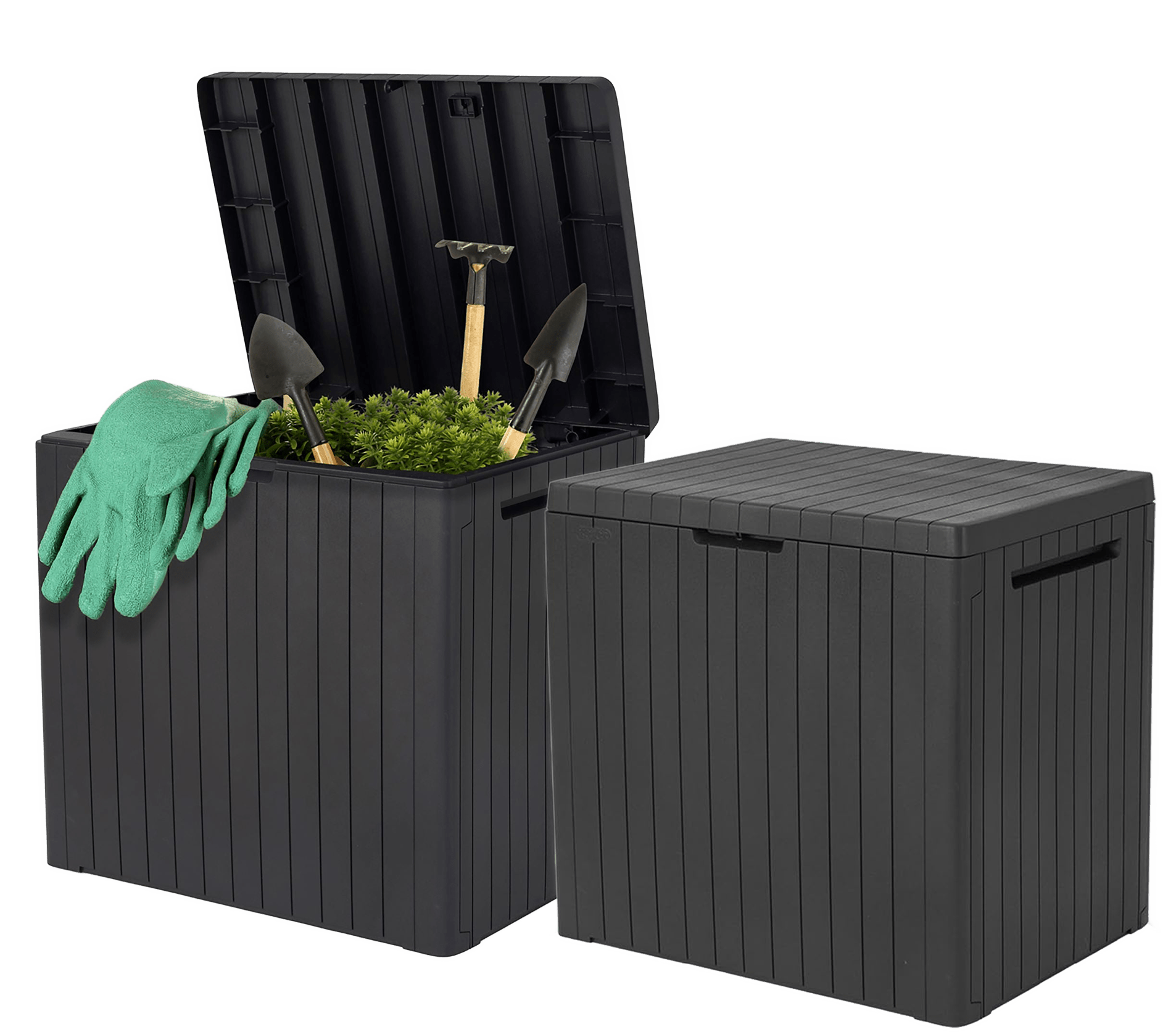 Keter City Box - 113L Outdoor Storage Box - 2 PACK
