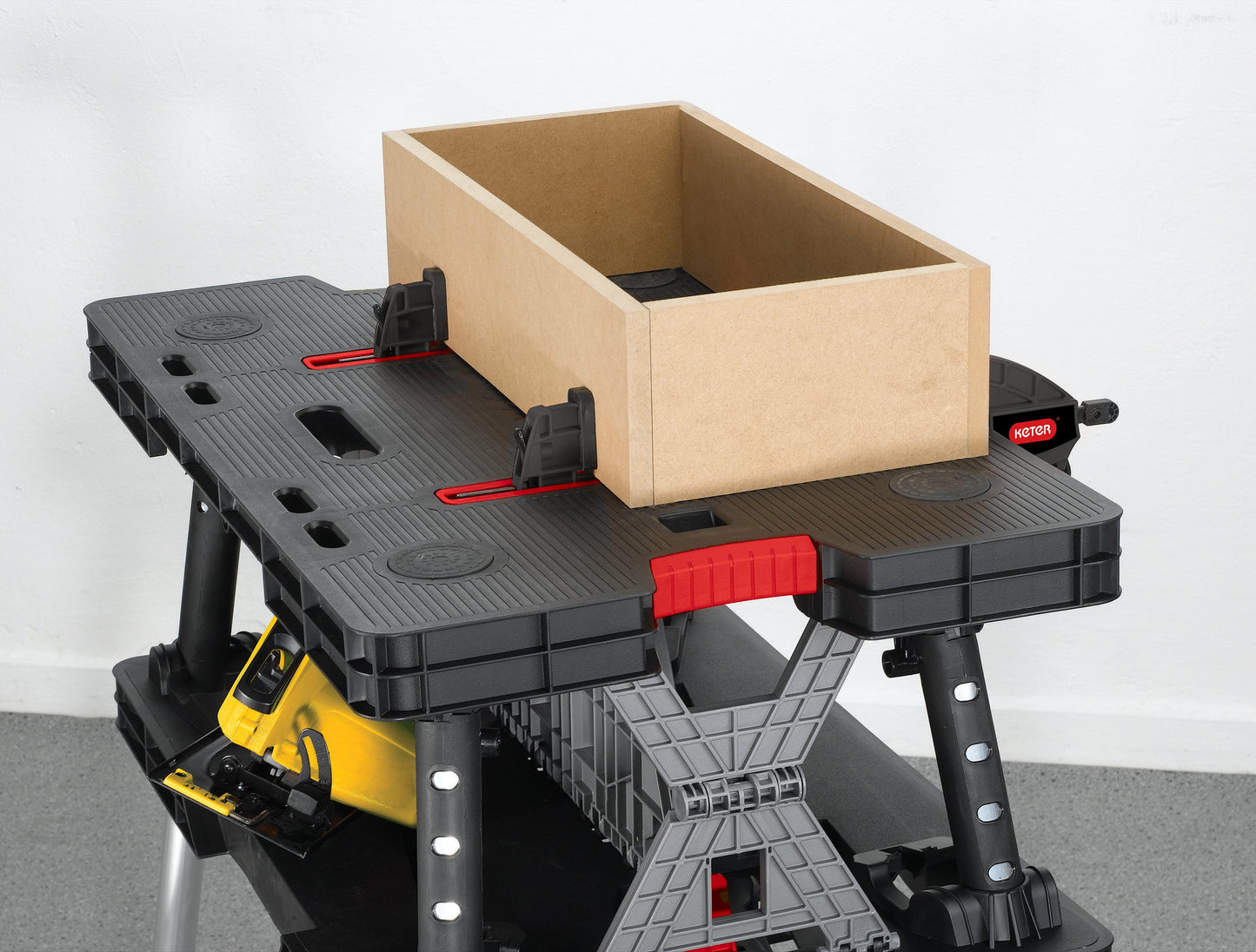 Keter Folding Work Table with Clamps